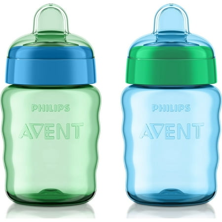 Philips Avent My Easy Sippy Cup 9oz, Blue/Teal, 2pk,