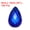 Dark Blue 6x10mm, variant on Uxcell 100Pcs Flat Back Acrylic Teardrop Gems 6x10mm Artificial Rhinestones for DIY Crafts Red