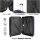 thumbnail image 3 of Juego 4 Maletas Set Viaje Resistente Rack and Pack 4 Ruedas 360 Kit Ultra, 3 of 9