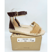 Journee Collection Women's Tristeen Espadrille Sandals Tan US 6M