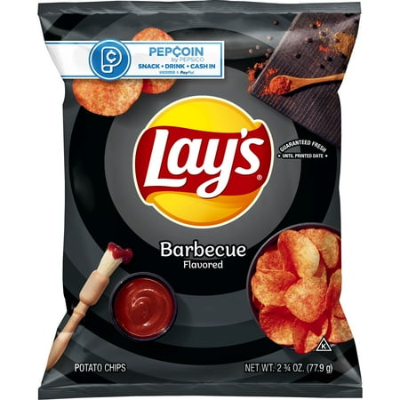 Lay's Potato Chips, Barbecue Flavor, 2.75 oz Bag