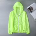 thumbnail image 2 of Veste Légère à Capuche Protection Solaire UPF 50+ pour Femmes Extérieure Séchage Rapide Course Randonnée Manches Longues, 2 of 7