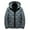 Green Jacket for Men, variant on safuny Puffer Jacket Winter Lightweight for Men Cotton Jacket Thickened Long Sleeve Hooded Zipper Pocket Coat Christmas Long Sleeve Casual Outwear Work Black L