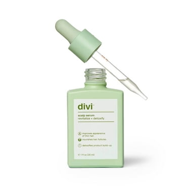 divi Scalp Serum for Thinning Hair, 30ml - Clinically Nourishing Formula with Amino Acids, Caffeine & Rosemary Oil - Promotes Healthy Scalp & Fuller-Looking Hair, Reduces Oil & Product Buildup C30