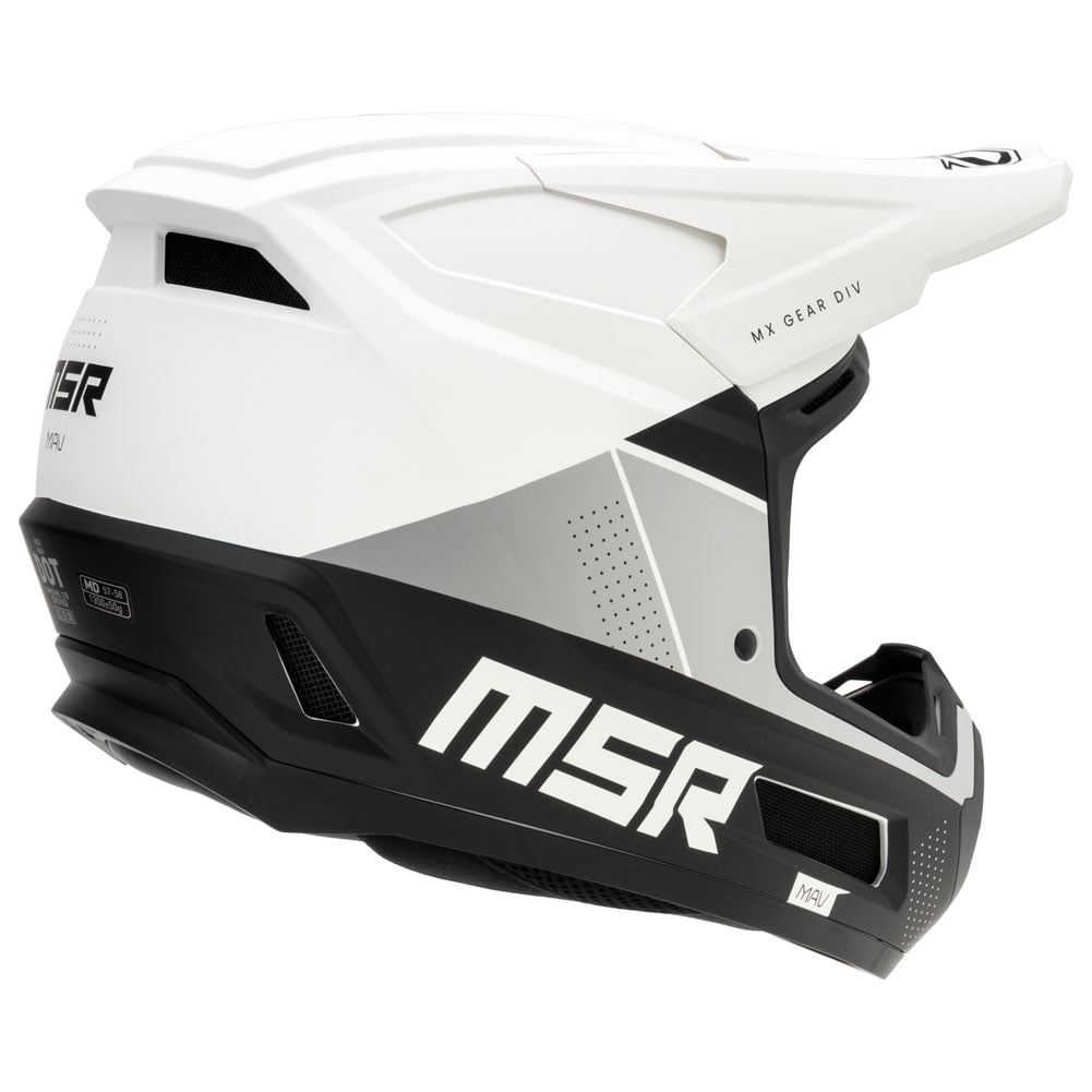 MSR™ Mav Sensor Dirt Bike Motocross Helmet w/ MIPS XX-Large Matte White/Black