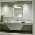 thumbnail image 3 of RADIANCE Goods Embedded LED Mirror 4000K Warm White 24" Wide, 3 of 4
