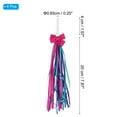 thumbnail image 2 of Uxcell Bike Streamers, Colorful Scooter Handlebar Tassels Grips Ribbon Accessories Decorations for Girls Rose Red Purple, 2 of 6