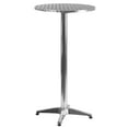 thumbnail image 3 of BizChair 23.25" Round Aluminum Indoor-Outdoor Bar Height Table with Flip-Up Table, 3 of 7