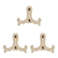 thumbnail image 6 of Raindrops Wooden Display Stand Set, 3 Pieces for Plates, Pictures, Tea Cakes, Versatile and Home Decor, 6 of 8