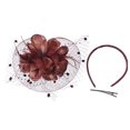 thumbnail image 3 of Coofit Fascinator Hat Dual-use Mesh Flower Creative Tea Party Hat Fascinator Hair Clip, 3 of 7