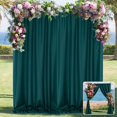 thumbnail image 1 of Cortinas con telón de fondo MYSKY HOME, color verde, 3 m x 2,4 m, para eventos, 1 of 9