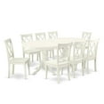 thumbnail image 2 of East West Furniture Dining Room Set Linen White, VACL9-LWH-W, 2 of 6