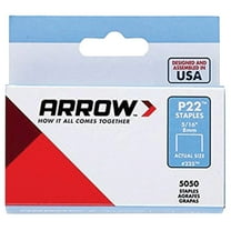 Arrow 225 5,000 Count 5/16" Staples for P22 Plier Stapler