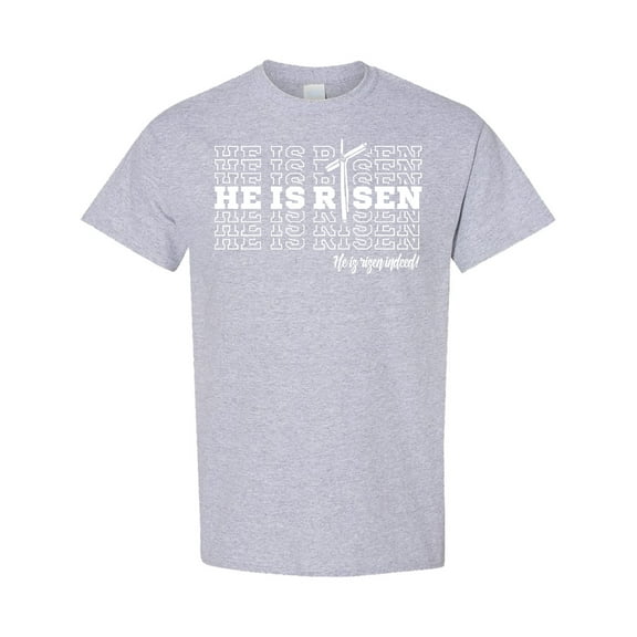 Inktastic He is Risen Mirror Words T-Shirt
