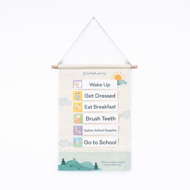 Rutines Visual Schedule Slumberkins, 18 piezas, multicolor