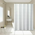 thumbnail image 5 of Antqov Shower Curtain for Bathroom, 71x31" Fabric Shower Curtains Liner with 8 Hooks Waterproof Bathroom Curtain for Home Supplies, 5 of 6
