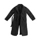 thumbnail image 3 of Gabardina para hombre y mujer a escala 1/12, ropa hecha a mano para soldados de 6 pulgadas. Negro, 3 of 9