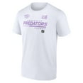thumbnail image 2 of Men's White Nashville Predators NHL Hockey Fights Cancer T-Shirt, 2 of 3