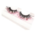 thumbnail image 1 of Qarigey 2 pack/lote de pestañas navideñas espectaculares de fácil aplicación con purpurina para una belleza sin esfuerzo Difuminador de ojos P-16, 1 of 6