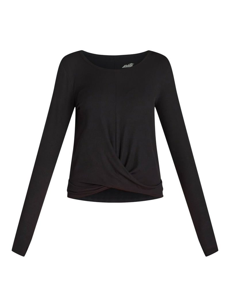 Avia women's Ribbed Twist Front Top XS-XXL
