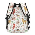 thumbnail image 4 of Disketp Cute Little Animals Mochila Estampada para Hombre y Mujer – Mochila Ligera Clásica con Múltiples Bolsillos para Universidad, Trabajo y Viajes-One Size, 4 of 5