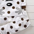thumbnail image 4 of Gibobby Toddler Baby Boy Clothes 0-12 Months 2t 3t 4t 5t Long Sleeve Plaid Hoodie Sweatshirt Top + Jogger Pants Outfit Set Fall Winter(2-3 Years,White), 4 of 6