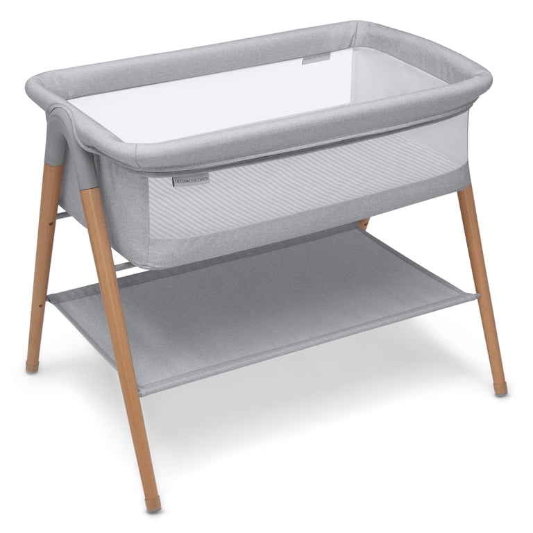Haven Beechwood Bedside Bassinet with Storage photo 3