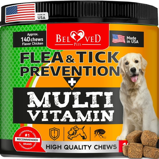 Flea and Tick Prevention Chewable Pills for Dogs - Walmart.com