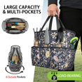 thumbnail image 2 of Garden Tool Bag,Pioneer Flower Floral Print Pattern Garden Tool Organizer,Garden Gifts,Waterproof Multi-Pocket Garden Tool Storage 11.8x5.5x11.4 Inch(Tools NOT Included), 2 of 6