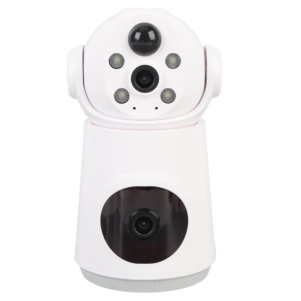 Cámara Al Aire Libre HD, 360 de Lente Doble Giratoria Cámara Al Aire Libre Consumo de Baja Potencia para Interiores