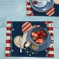 thumbnail image 1 of RKSTN Independence Day Placemats Independence Day Star and Heart and Stripe Linen Printed Decorative Table Placemats Kitchen Gadgets, 1 of 1