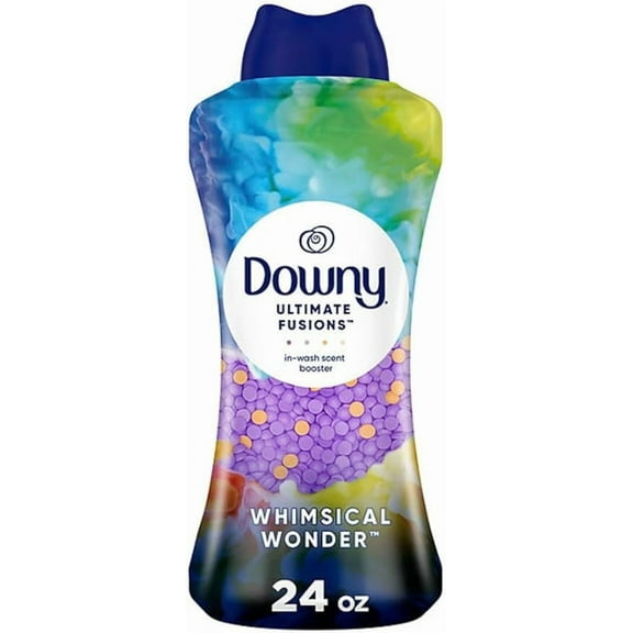 Downy Ultimate Fusions In-Wash Scent Booster Beads   Dual Action Scent Release, Whimsical Wonder (24 oz.)