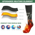 thumbnail image 5 of SNOW DEER Heated Socks Fast Charging,7.4V 3000mAh Electric Socks Foot Warmer,Hunting Outdoor Riding Camping Hiking Motorcycle Skiing Warm Winter Socks, 5 of 8
