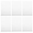thumbnail image 1 of Phenofice 6pcs Business Card Holder Transparent Acrylic Display For Countertop Use, 1 of 8