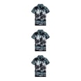thumbnail image 1 of Sonducket Men Shirt Beach Short Sleeve Casual Vacation Holiday Single Dry Summer Beachwear Palm Size Loose Blouse Quick Type1 NO1, 1 of 6