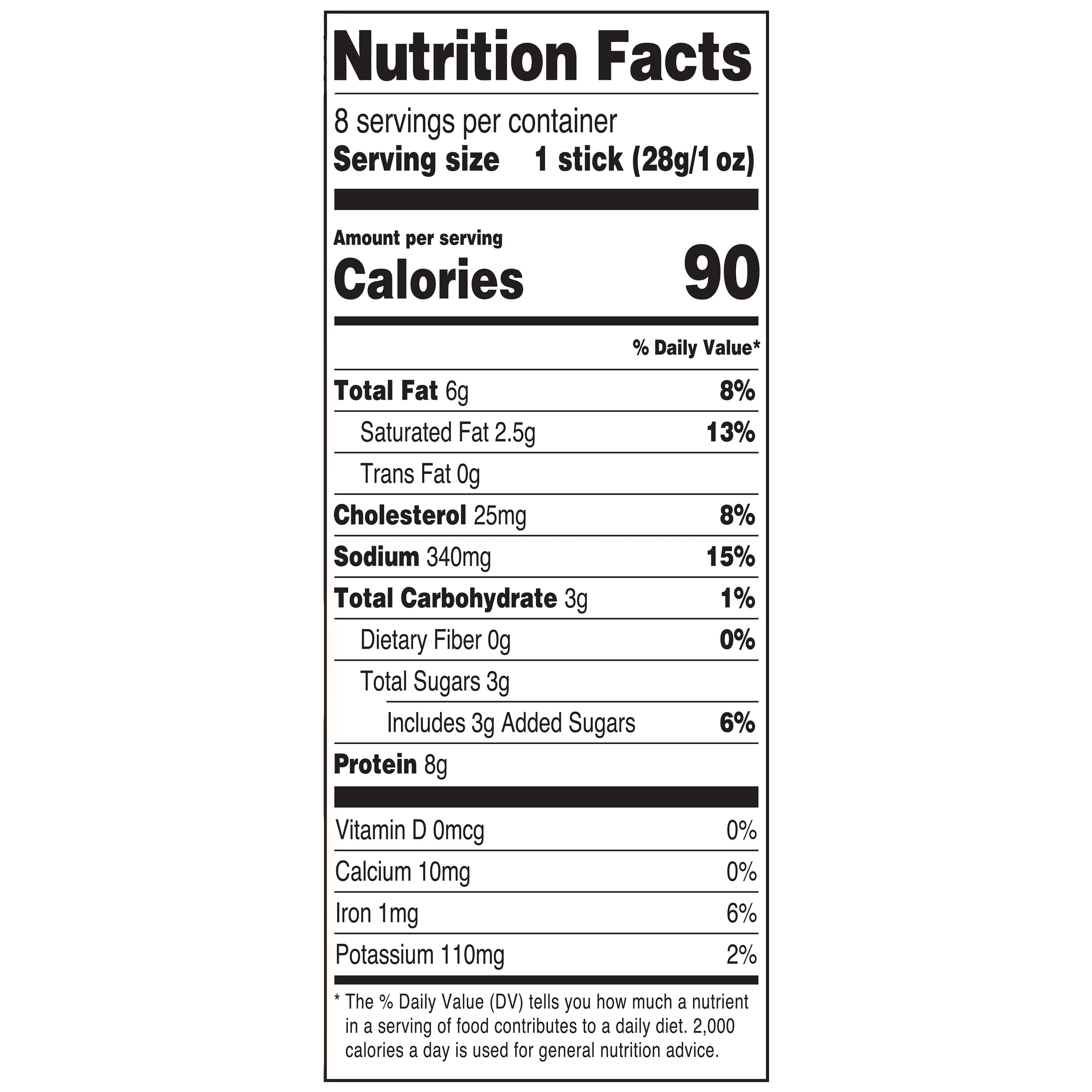 bettergoods Hot Honey Beef Sticks, 8 oz
