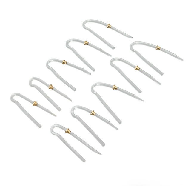 Tubo De Molde BTE 10 Piezas De Accesorio De Repuesto De Tubo De Audífono Con Bloqueo De Tubo De Metal Para Reparación Diaria ANGGREK Otros