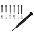 thumbnail image 1 of Ensemble de Tournevis 6 en 1 Torx Tournevis Croisés Kit d'Outils d'Ouverture pour iPhone, 1 of 10