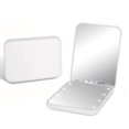 thumbnail image 1 of Pocket Mirror,2X Magnification LED Compact Travel Makeup Mirror with Light,Portable,Folding,Small Lighted Mirror for Gift, 1 of 5