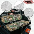 thumbnail image 6 of Jeiento UTV Seat Covers Soft Breathable Mule Bench Seat Cover UTV Accessories Fit for 2009-2024 4000 4010/2001-2018 3000 3010, Camouflage Hunting Woodland Forest Tree Print, 6 of 7