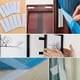 thumbnail image 4 of Cinta adhesiva de velcro autoadhesiva que no deja residuos, tiras de velcro resistentes para uso en interiores y exteriores para sujetadores reutilizables, resistente a la abrasión en superficies, 4 of 5