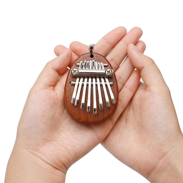 Piano de de Colgante de 8 Teclas, Piano de Portátil Individual Gifts oval CUTICAT Mini Kalimba de 8 teclas