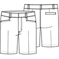 thumbnail image 3 of Classroom School Uniforms Adult Stretch Low Rise Shorts, 3 of 3