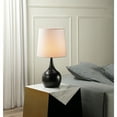 thumbnail image 2 of ORE International 23.5" Niyor Powder Black Mid-Century Modern Touch On Metal Table Lamp, 2 of 2