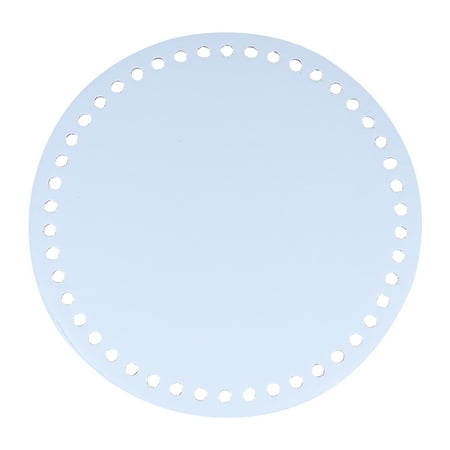 

1PC 18CM Leather Bag Base Board Round Bag Bottom Base Tabby Bag Bottom Plate DIY Woven Bag Material Creative DIY Bag Accessory for Bag Making Use (Sky-blue Girl Bag Style)