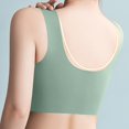 thumbnail image 6 of Penkiiy Wireless Bras for Women ,No Underwire Plus Size Bras Comfortable Push Up Bralette Soft Full Coverage Everyday Bras Green, 6 of 9