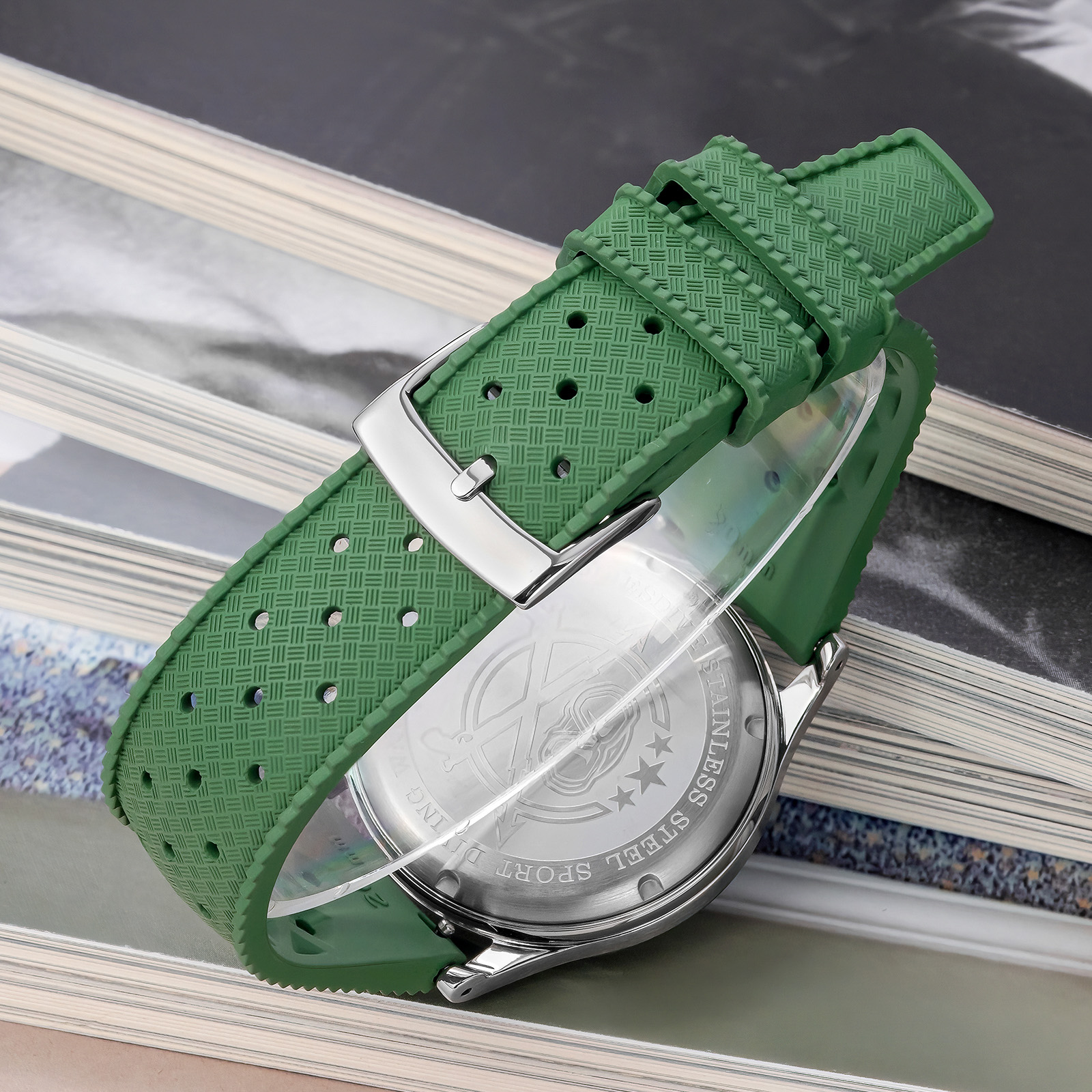 ADDIESDIVE Watches for Men, Luxury Chronograph Analog Quartz Watch 100M Dive Watch Japanese VK64 Movement, Luminous 316L Stainless Steel Industrial Vintage Sport Watch with Panda Dial