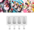 thumbnail image 4 of Injueey Molde para helados de 4 rejillas, bandeja para hacer Chocolate DIY, molde antiadherente de silicona para helados, incluye asas de Herramientas y accesorios para hornear 4 con sarga, 4 of 6