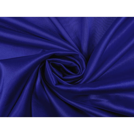 Soimoi Polyester SatinFabricFor Sewing Royal Blue Solid CraftFabricBy The Yard 42 Inch Wide