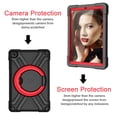 thumbnail image 3 of Galaxy Tab A 10.1 2019 Case, Dteck Heavy Duty Dual Layer Rugged Hybrid Shockproof Case With 360 Rotating Kickstand Handle Cover For Samsung Galaxy Tab A 10.1 inch 2019 Model SM-T510 T515, Black/Red, 3 of 9